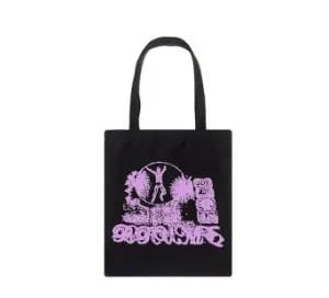 Black Y2K Tote Bag