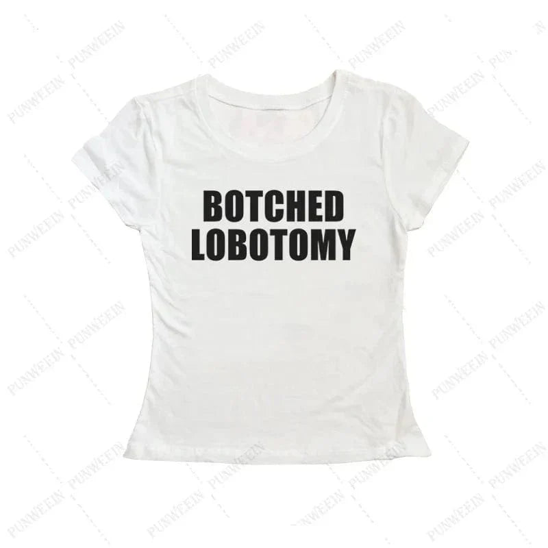 Botched Lobotomy Y2K Tshirt