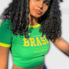 Brazil Baby Tee Y2K