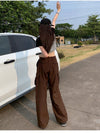 Brown Y2K Cargo Pants