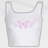 Butterfly Y2K Cropped Tank Top