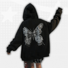 Butterfly Y2K Zip Up Hoodie