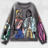 Cartoon Print Y2K Sweatshirt