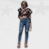 Chic Long Sleeve Crop Top Y2K