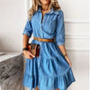 Denim Dress Y2K