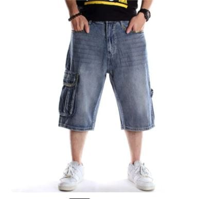 Denim Y2K Cargo Shorts