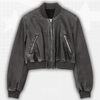 Faux Leather Y2K Jacket