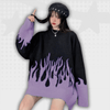 Flame Y2K Knit Sweater