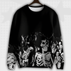 Gothic Print Y2K Sweater