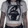 Gothic Y2K Crop Top