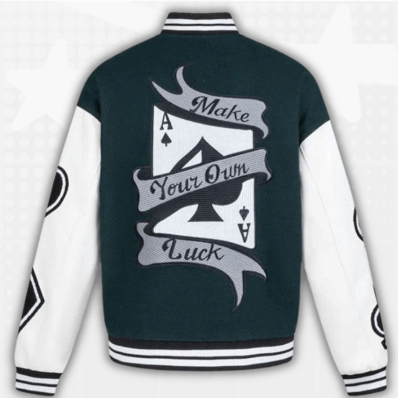 Green Varsity Y2K Jacket