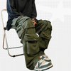 Green Y2K Cargo Pants