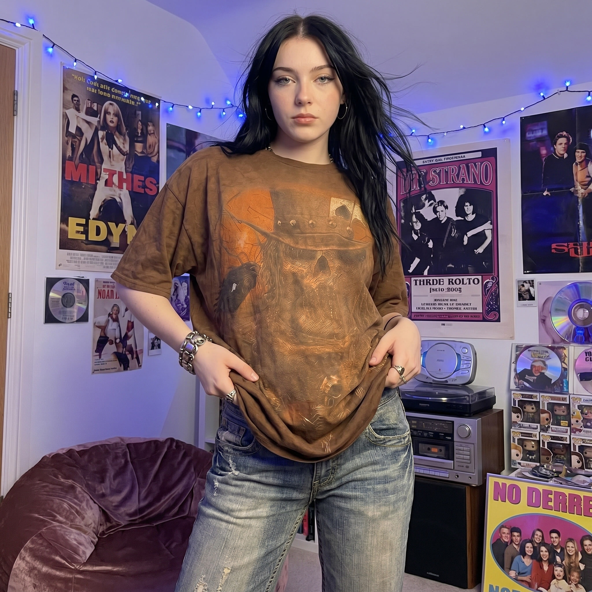 Grunge Oversized Y2K Shirts