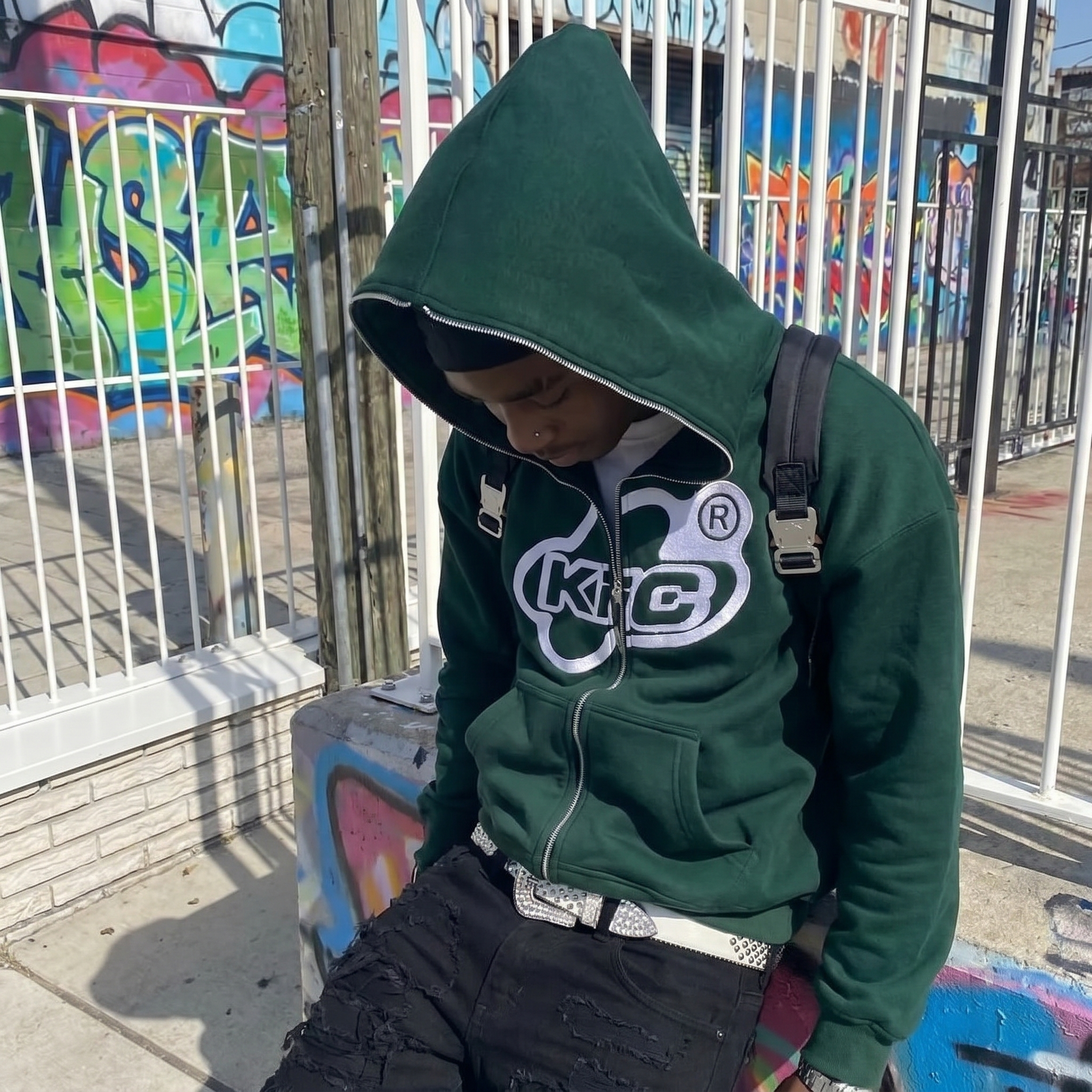 Men's Y2K Full Zip Hoodie