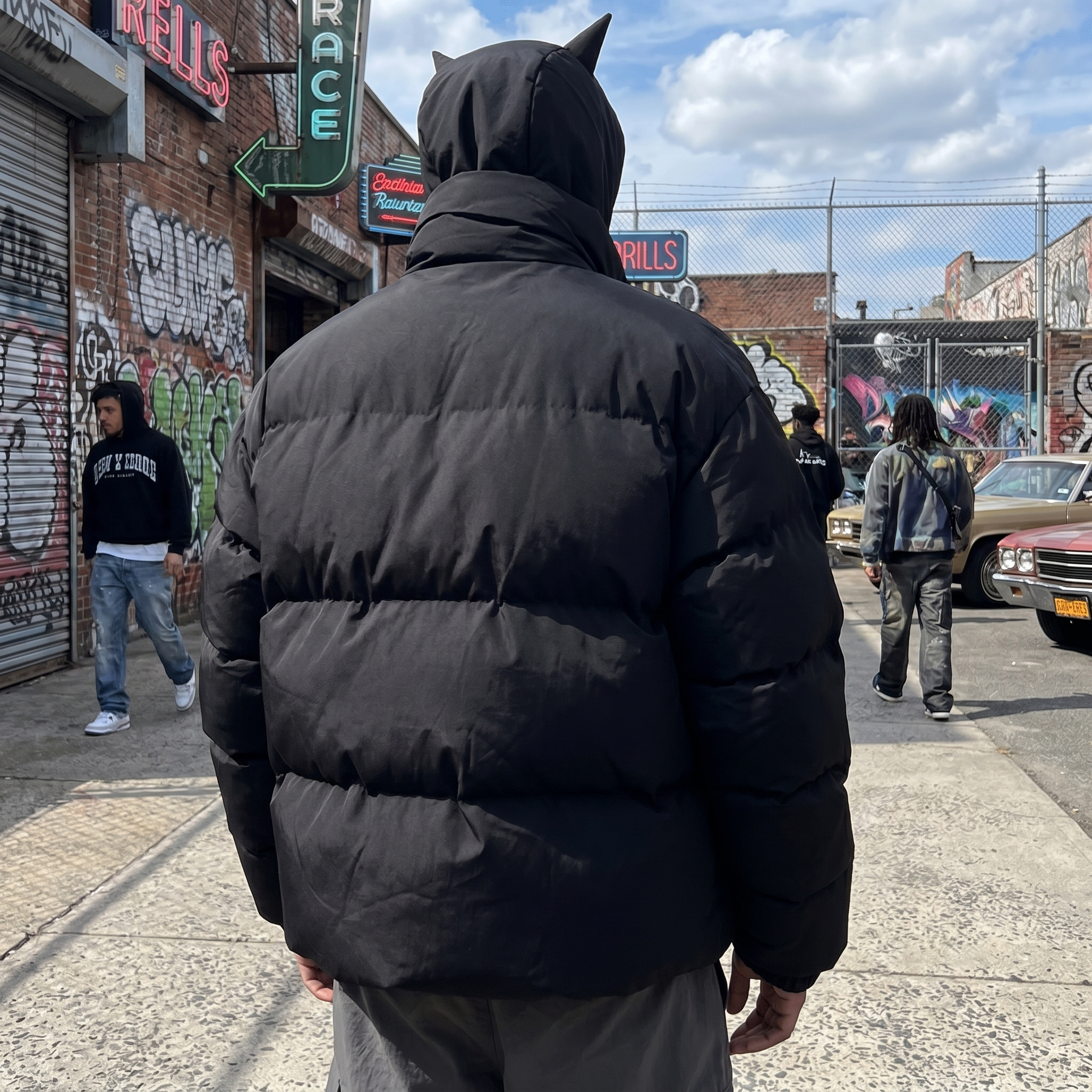 Devil Horn Oversized Y2K Jacket