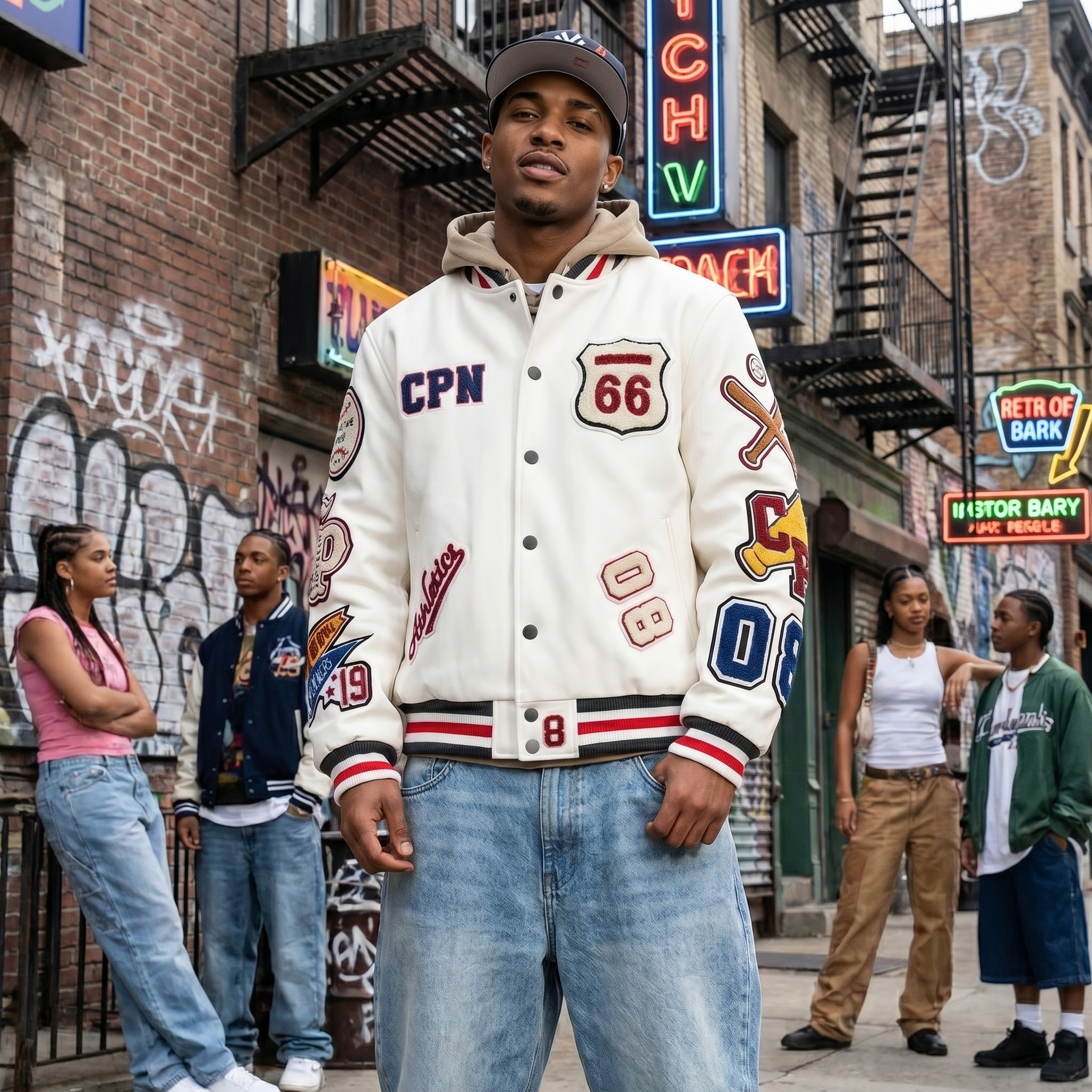2000s Print Y2K Jacket