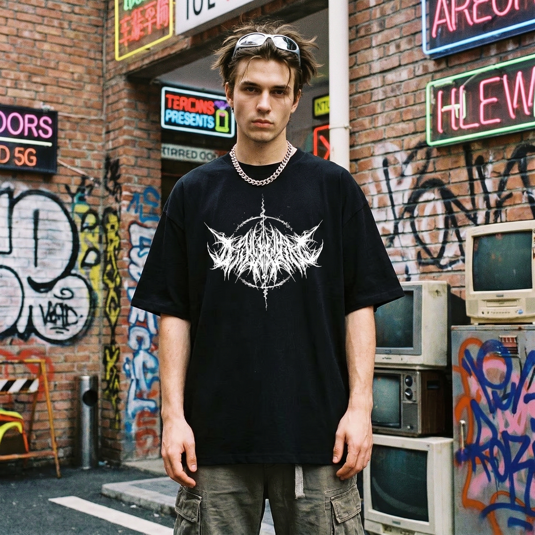 Retro Oversize Y2K Shirt
