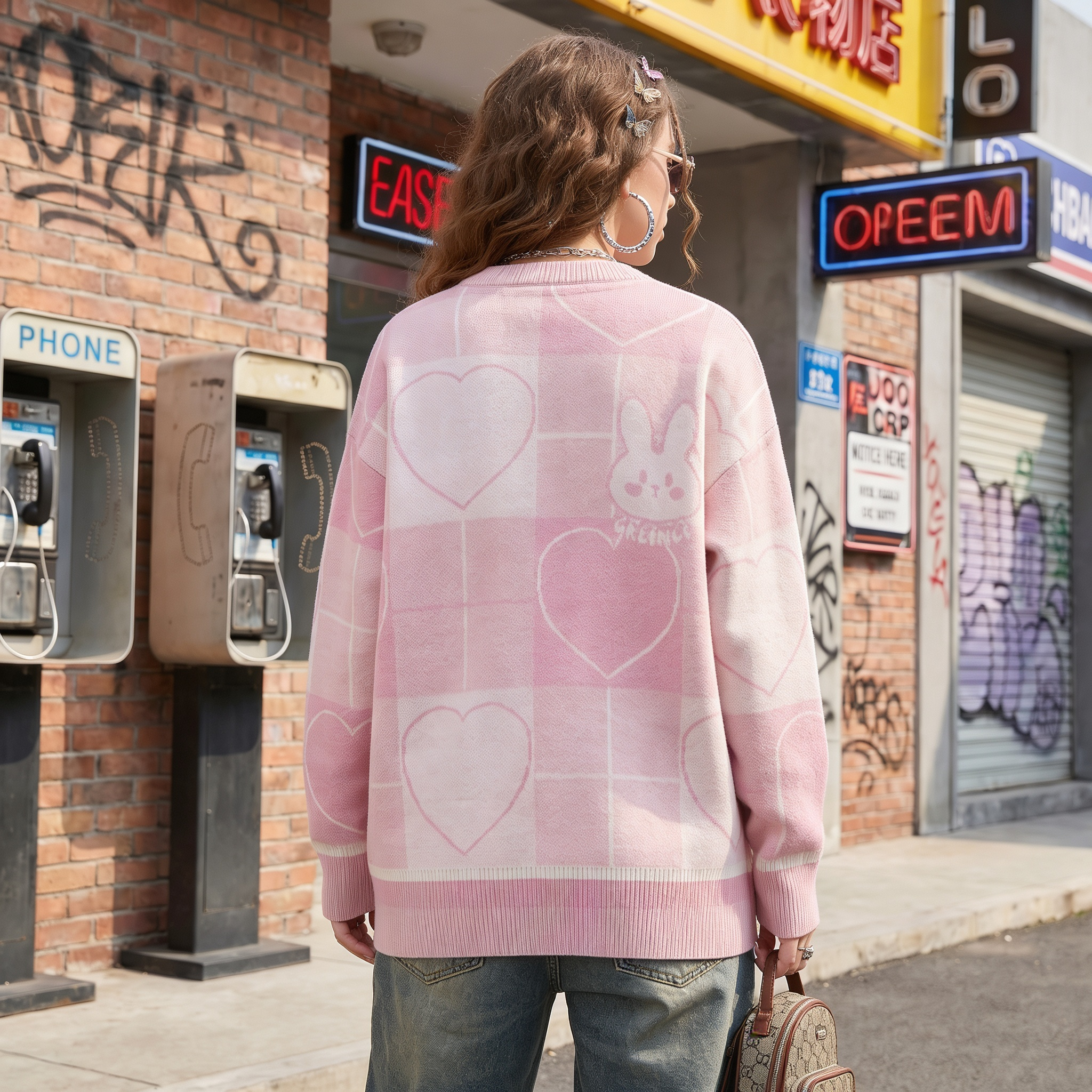Y2K Kawaii Oversized Sweater