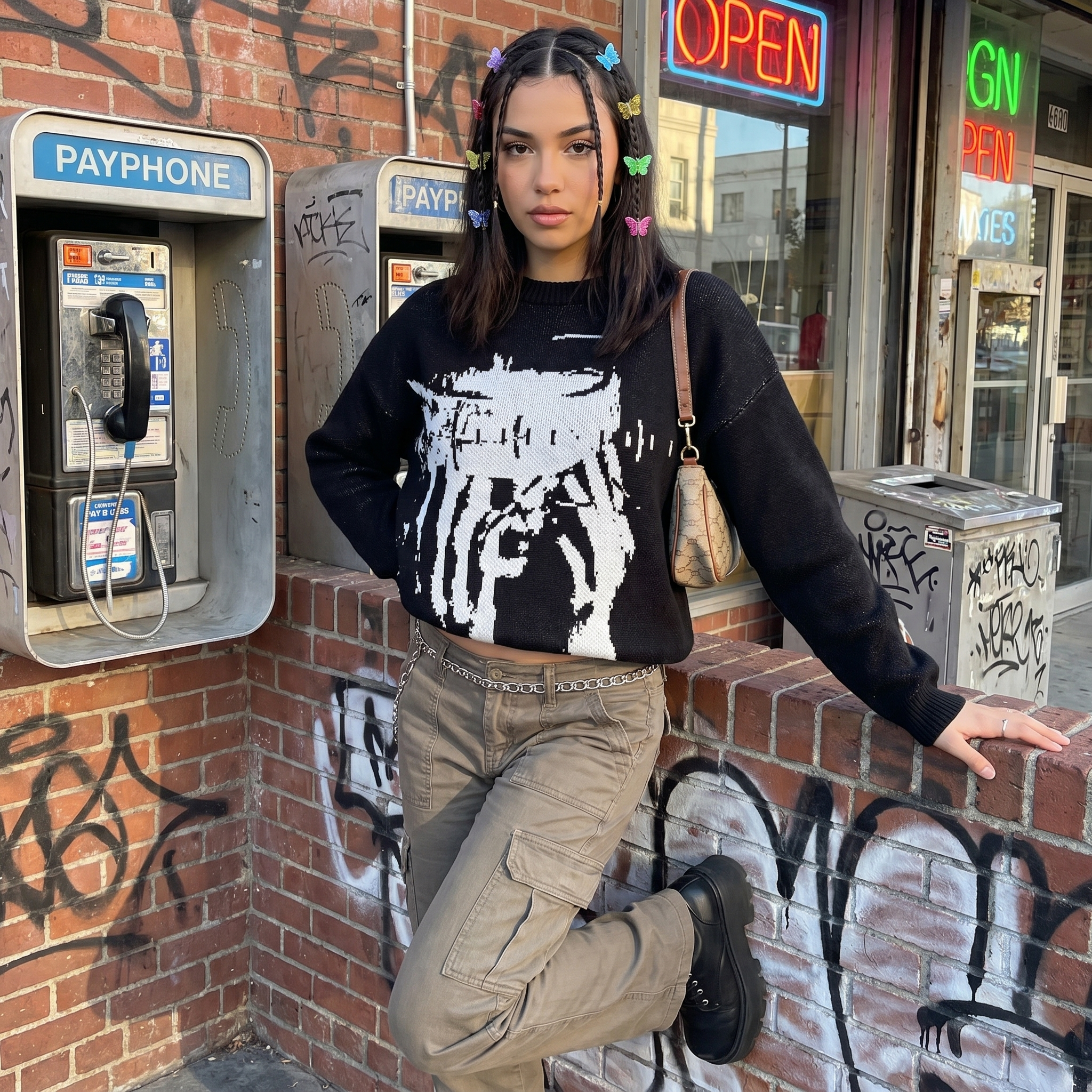 Streetwear Knitted Sweater