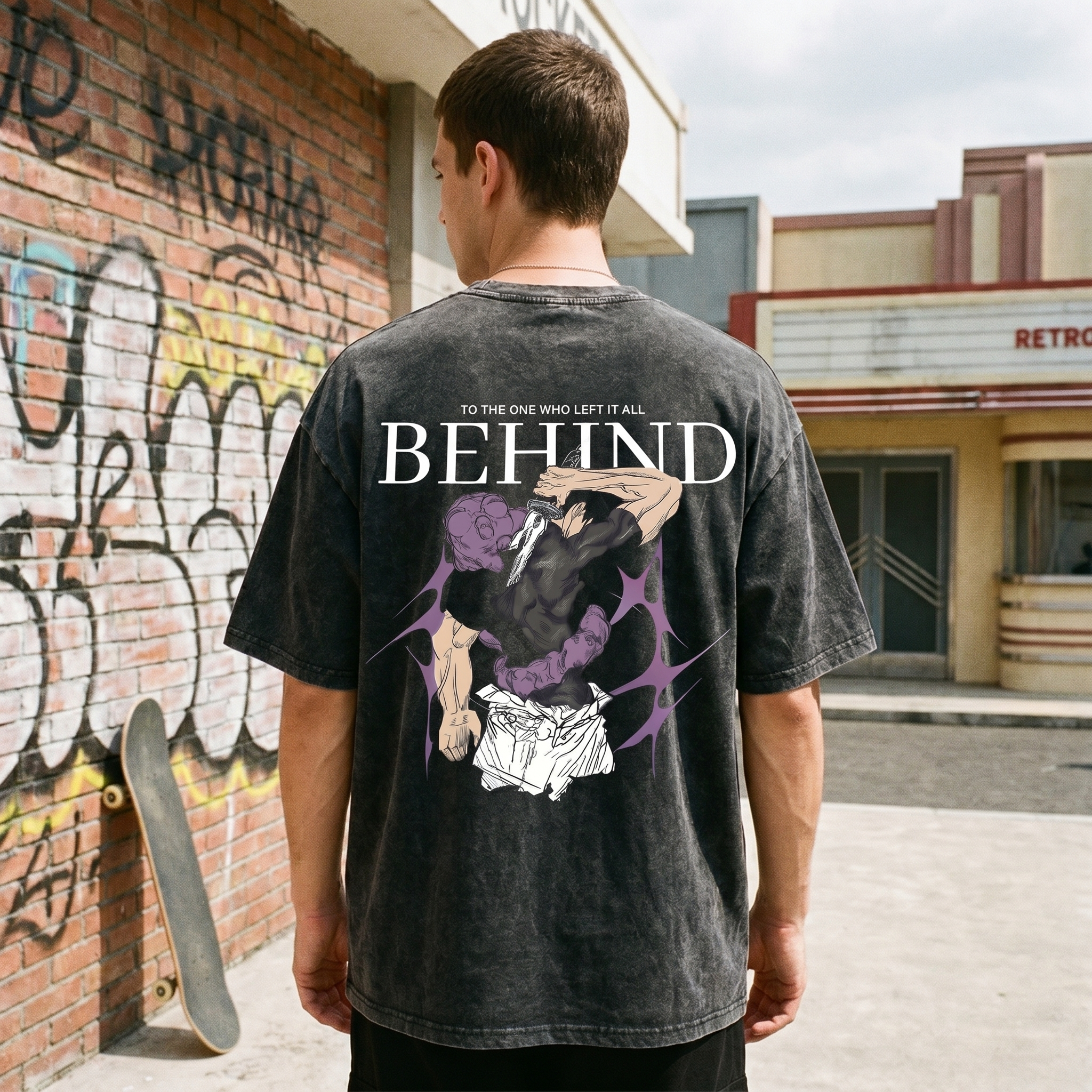 Washed Cotton Y2K Tshirt