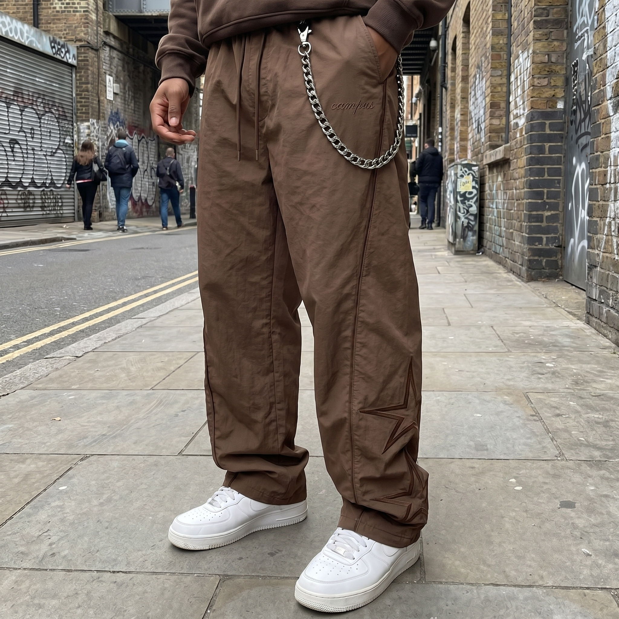 Y2K Star Wide Leg Pants