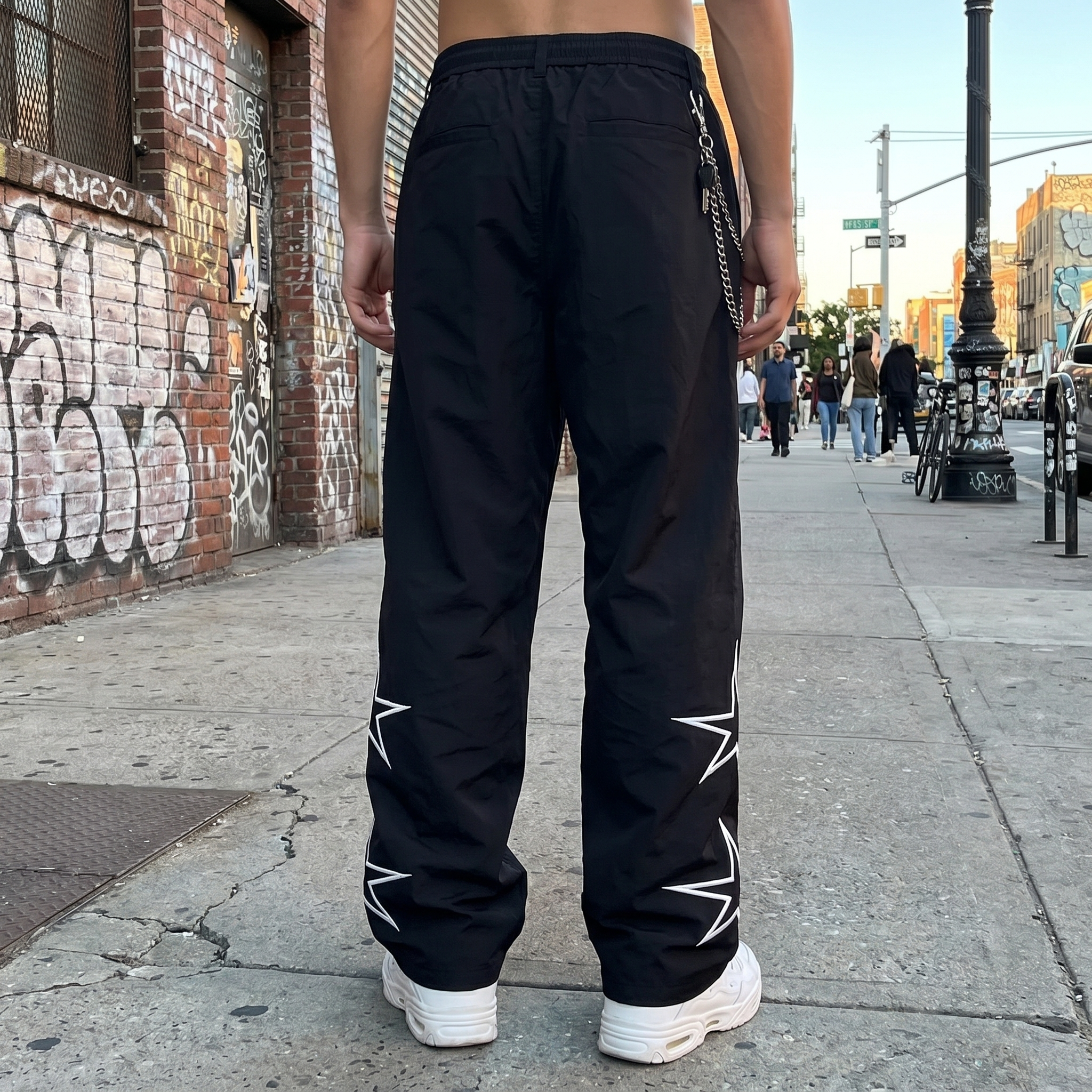 Y2K Star Wide Leg Pants
