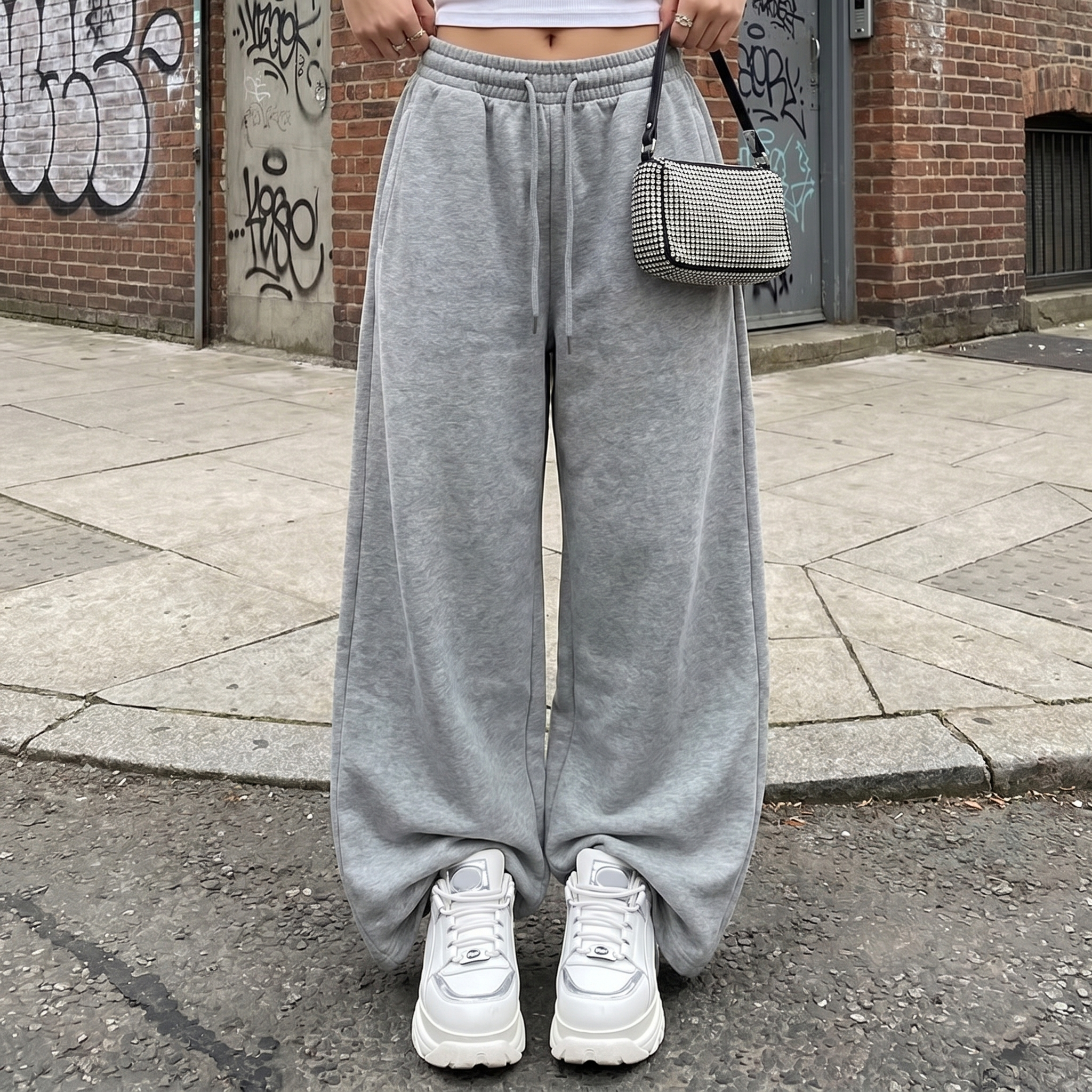 Y2K Oversized Casual Sweatpants