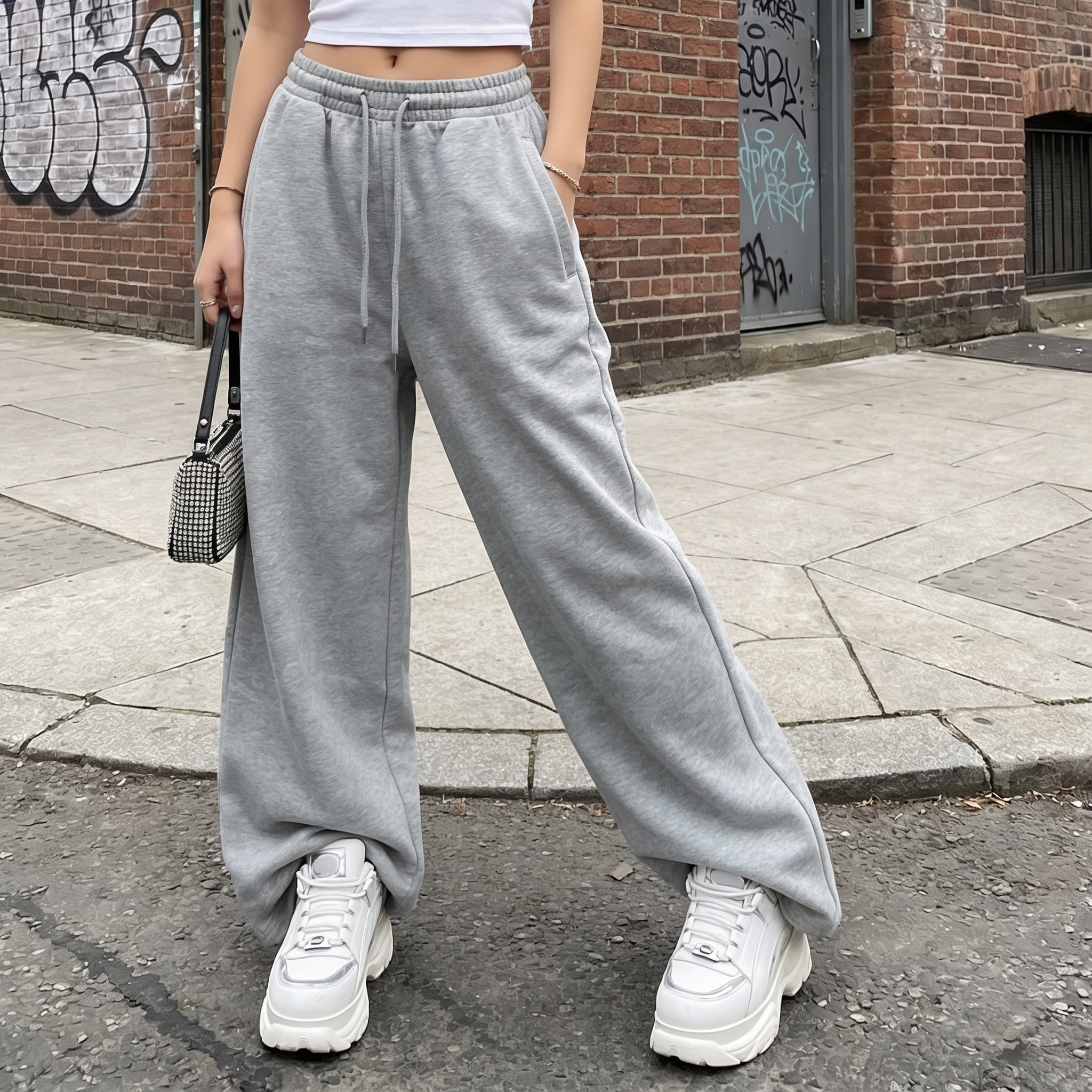 Y2K Oversized Casual Sweatpants