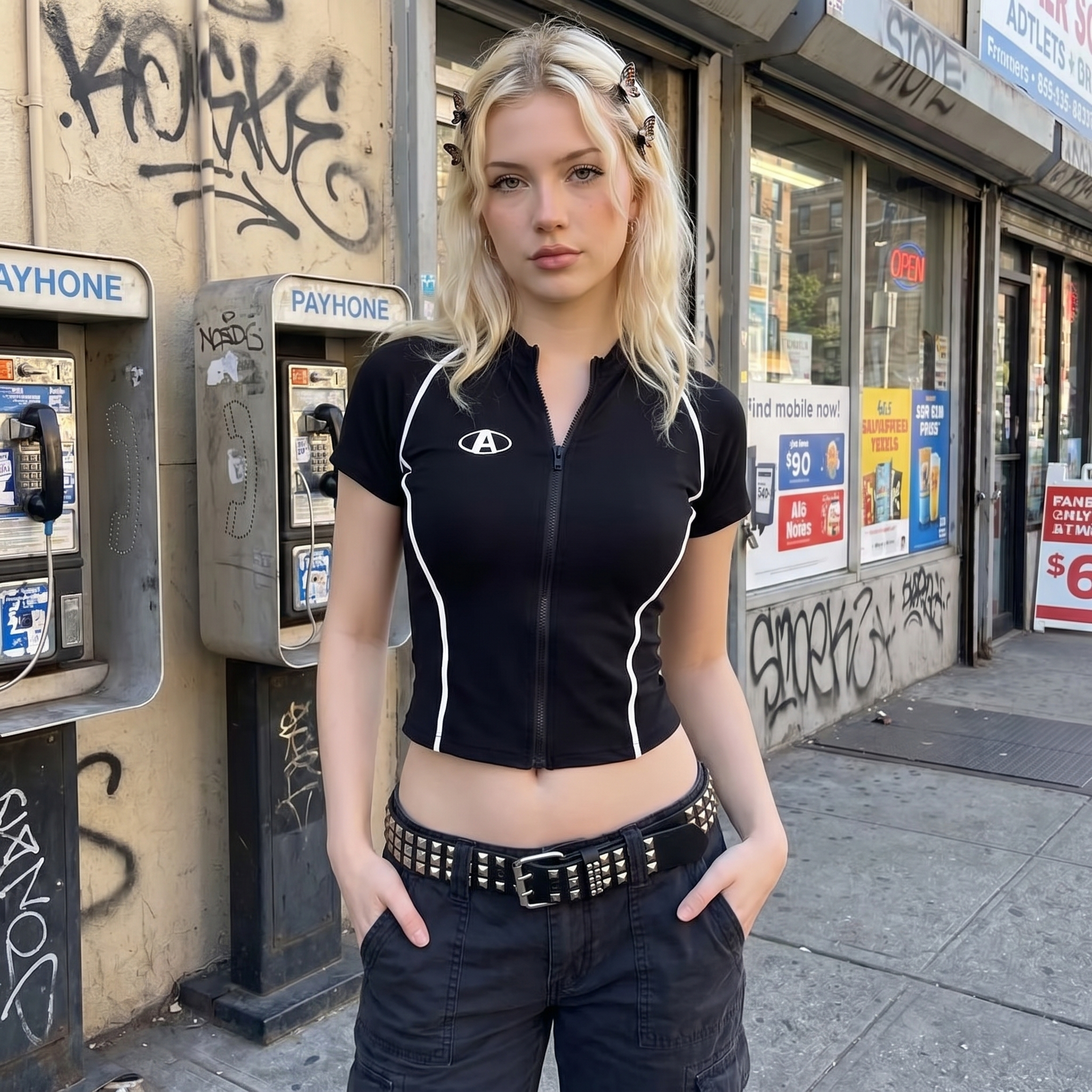 Summer Short Sleeve Y2K Crop Top