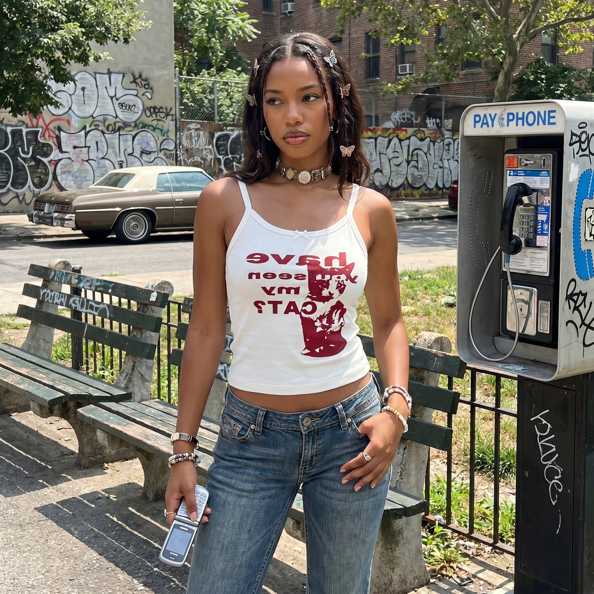 Y2k Vintage Sleeveless Tank Top