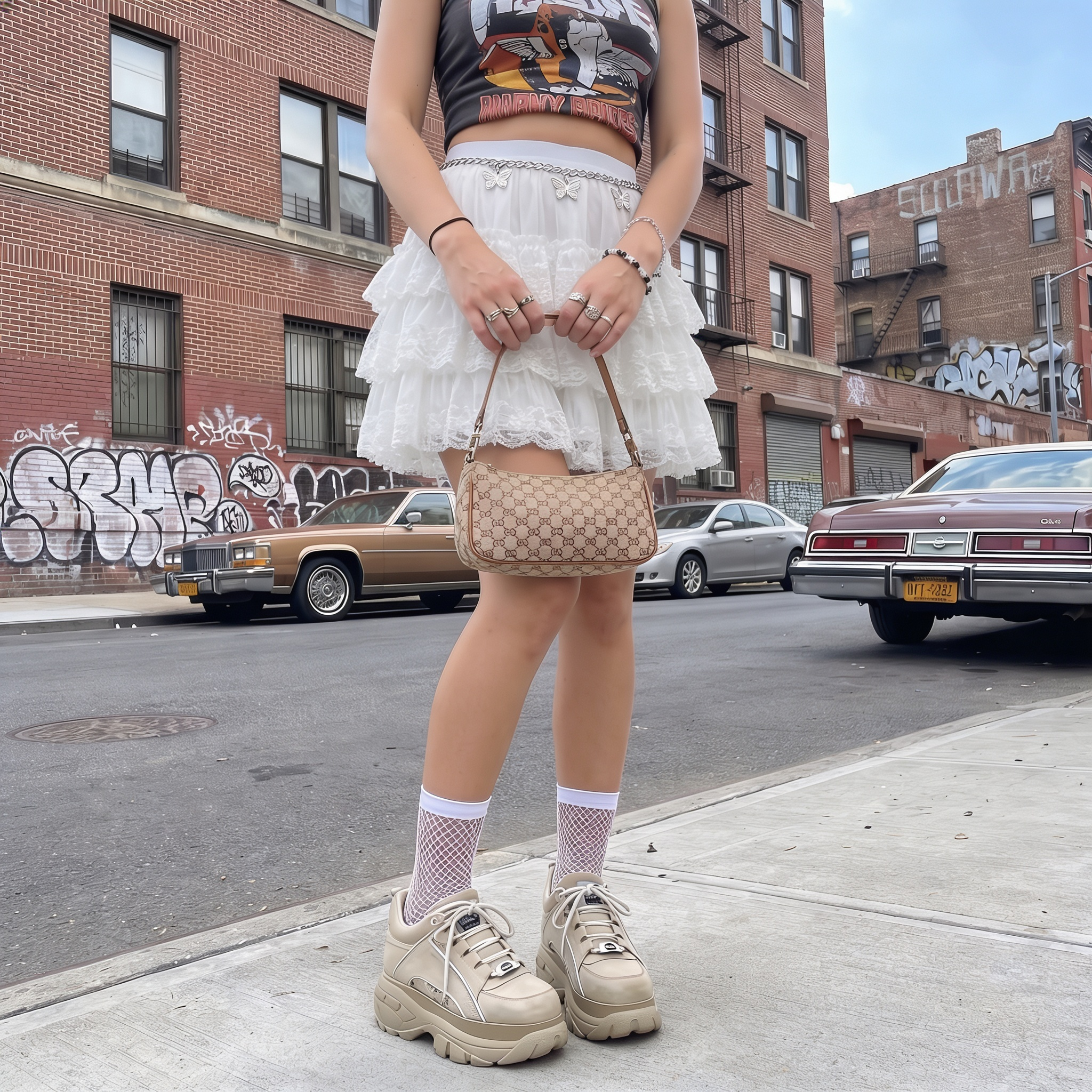Tulle Y2K Mini Skirts