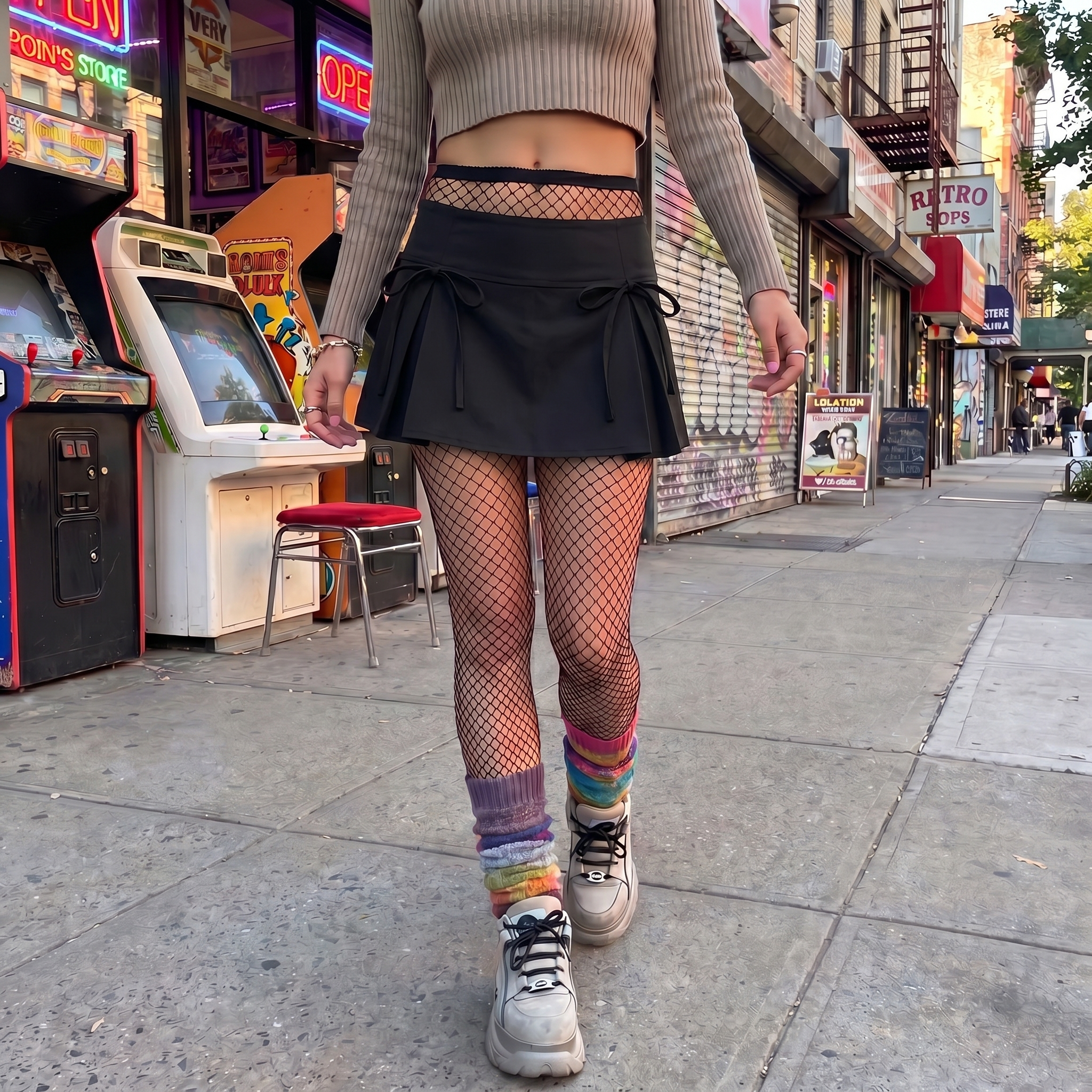 Low Rise Y2K Short Skirt
