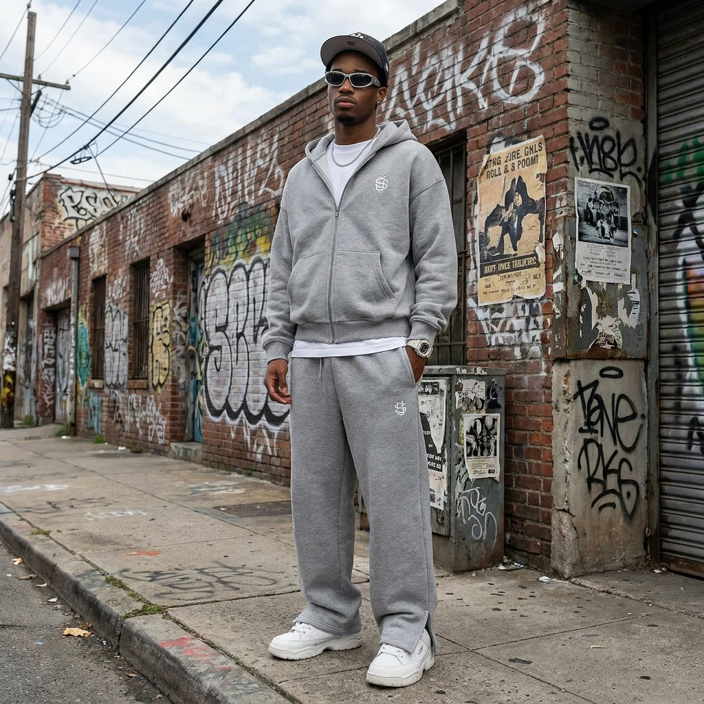 Men's Hip-Hop Oversized Tracksuit