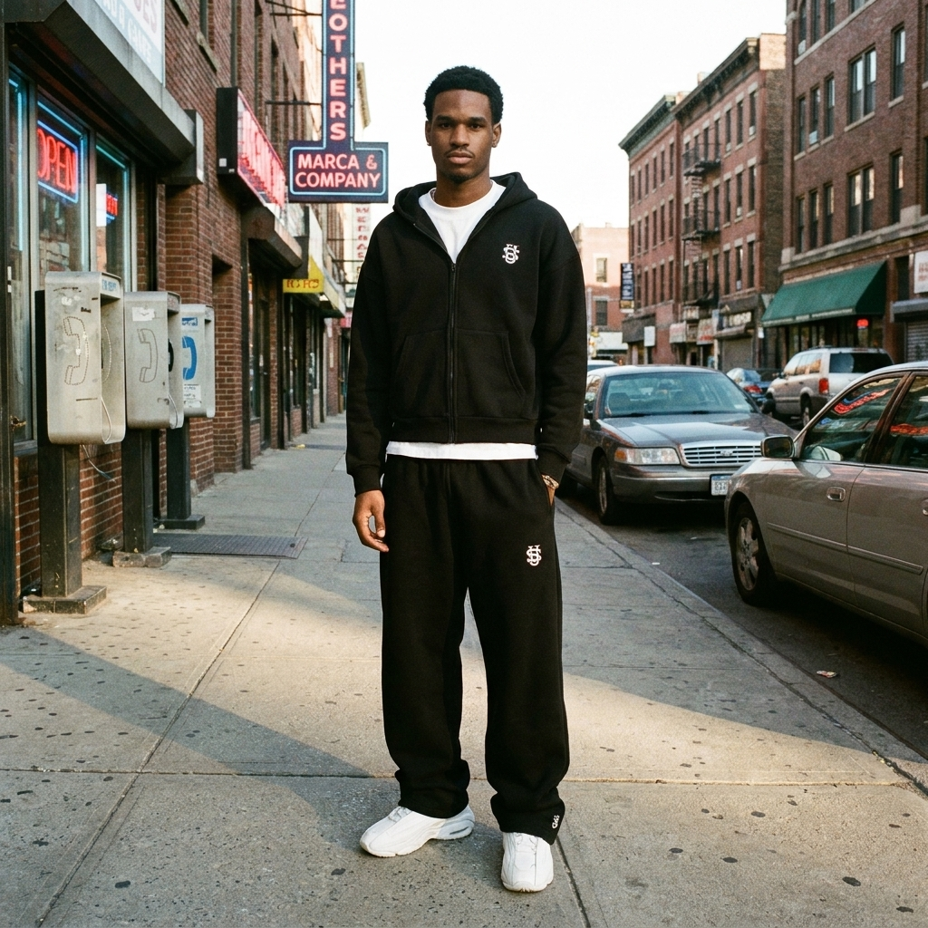 Men's Hip-Hop Oversized Tracksuit