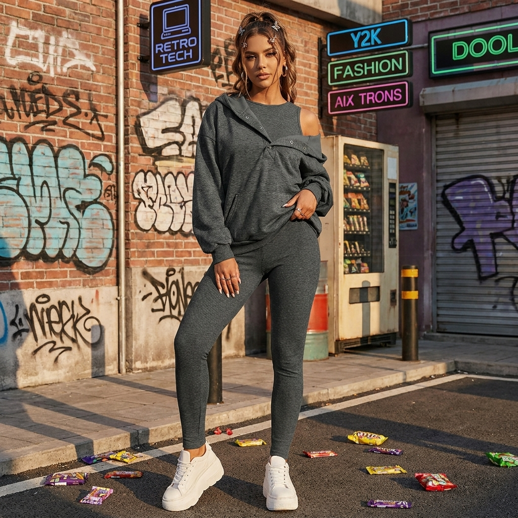 Cozy Y2K Tracksuit Set