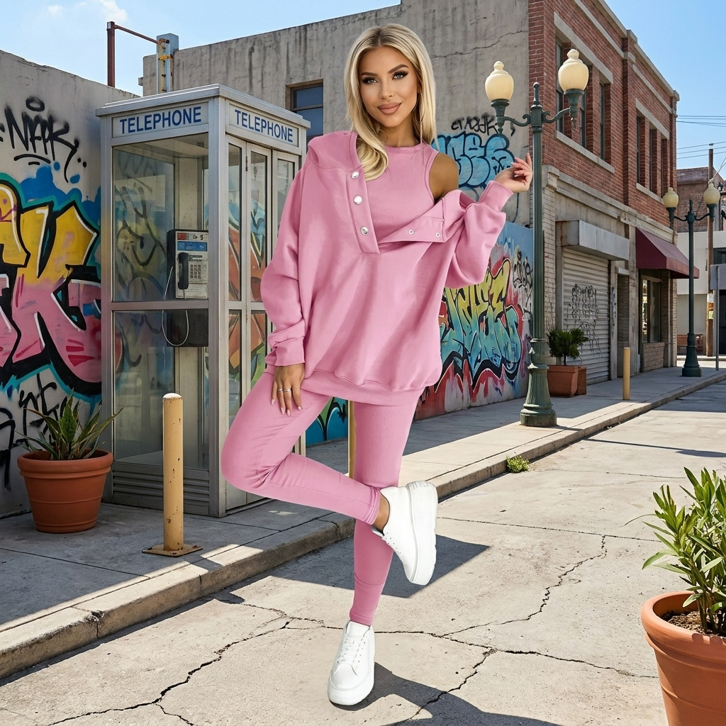 Cozy Y2K Tracksuit Set