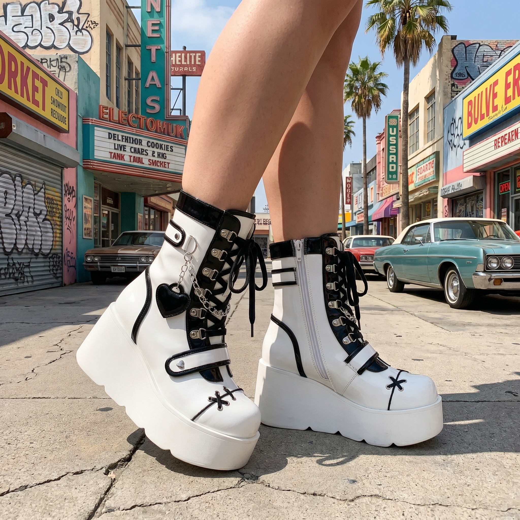 Y2K Thick Soled Boots