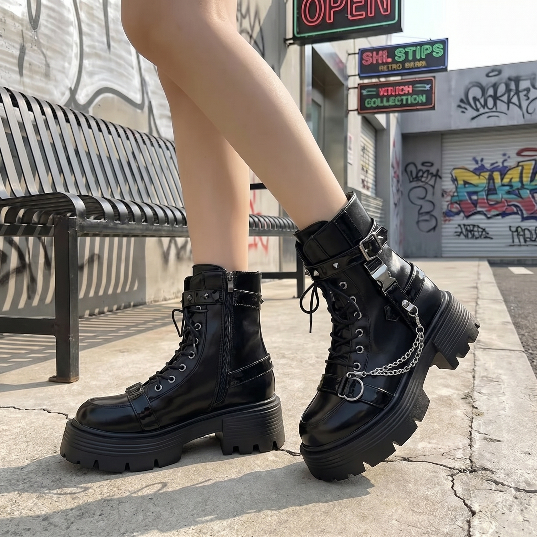 Gothic Womens Y2K Boots