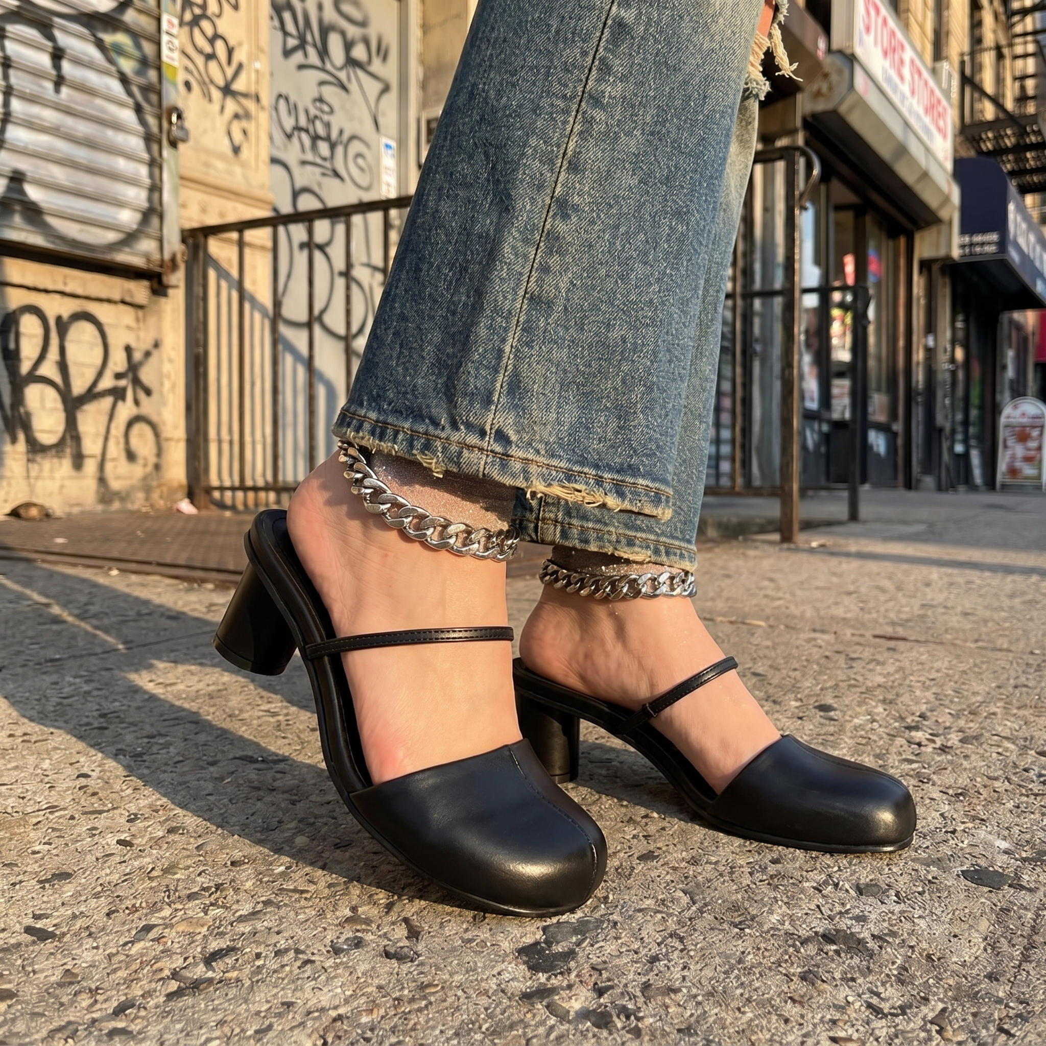 Y2K Slip-On Heels