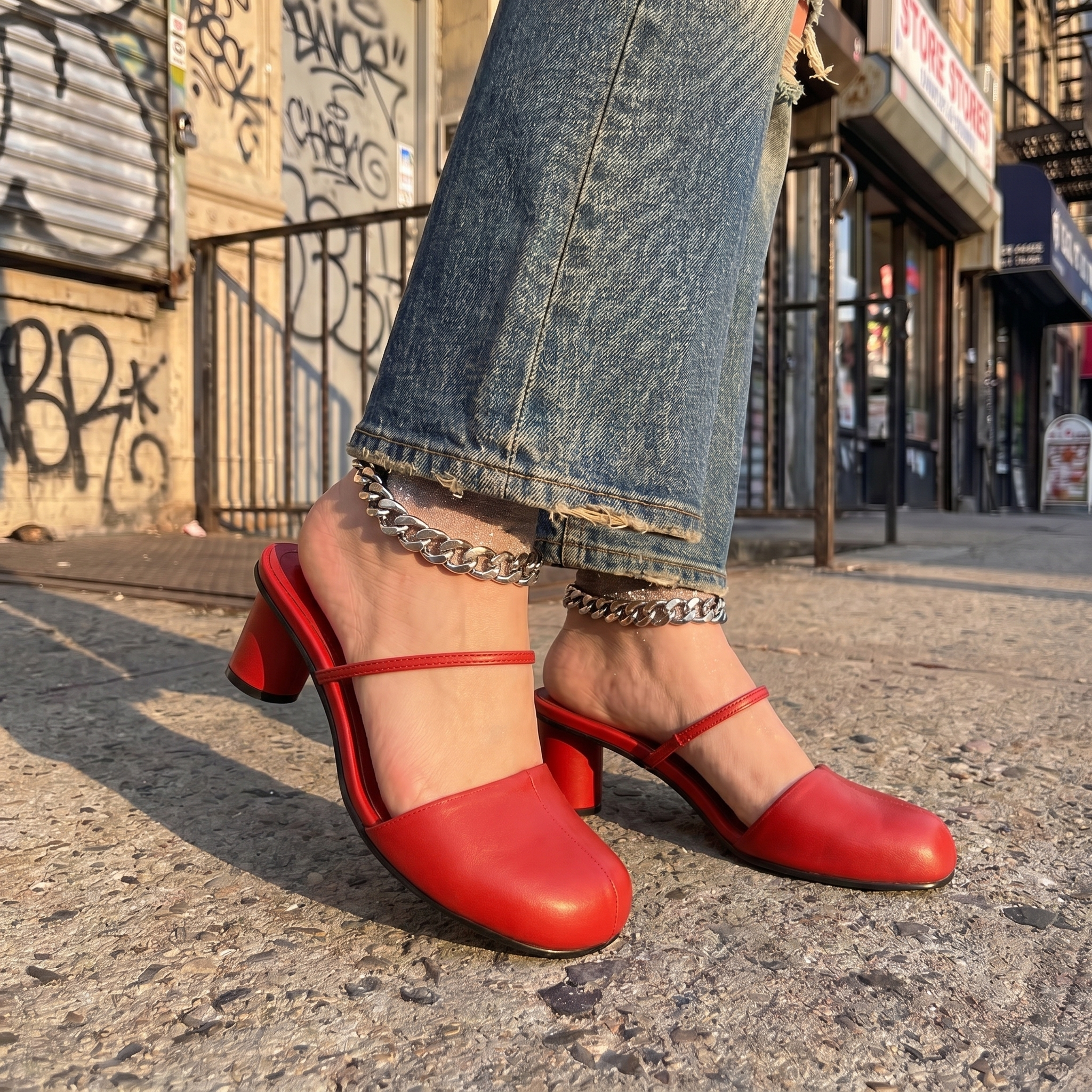 Y2K Slip-On Heels