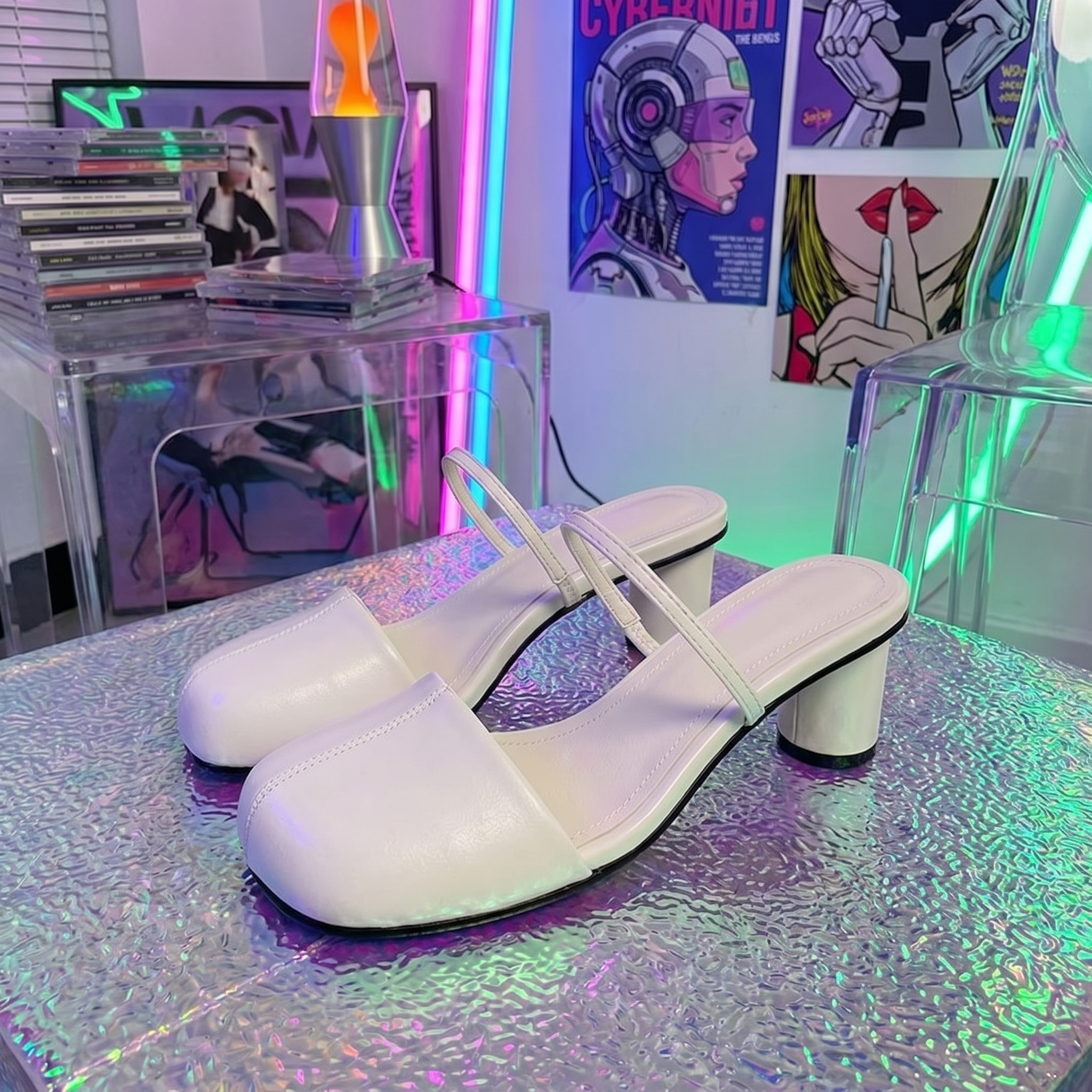 Y2K Slip-On Heels