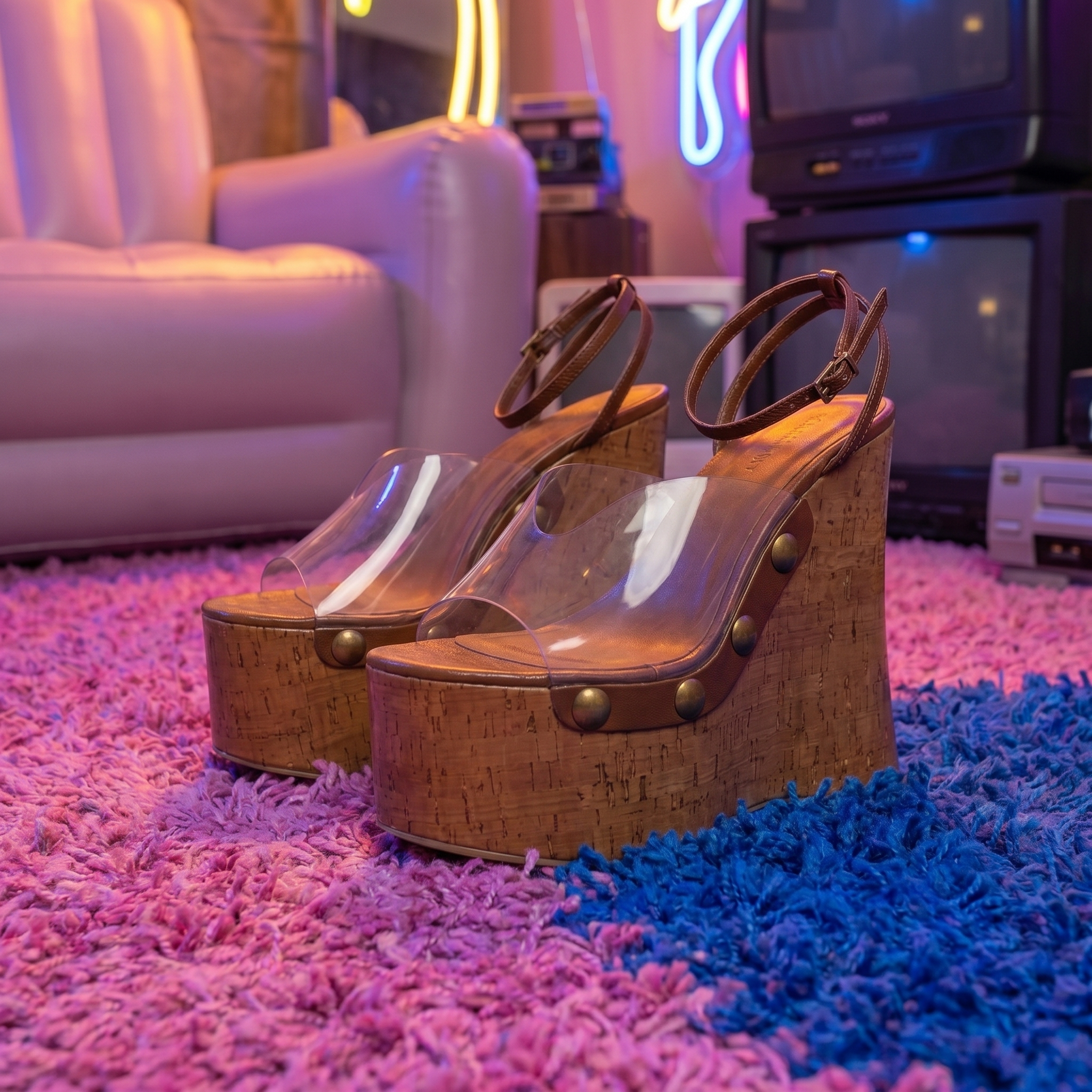 Vintage Y2K Wedge Heels