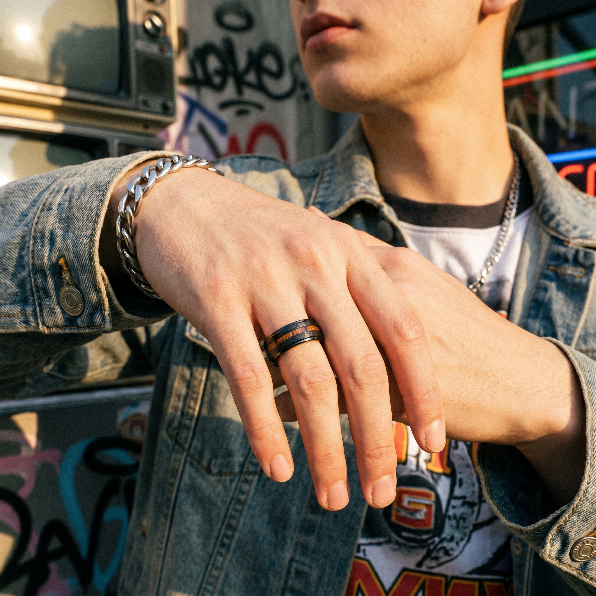 Streetwear Mens Rings Fashion