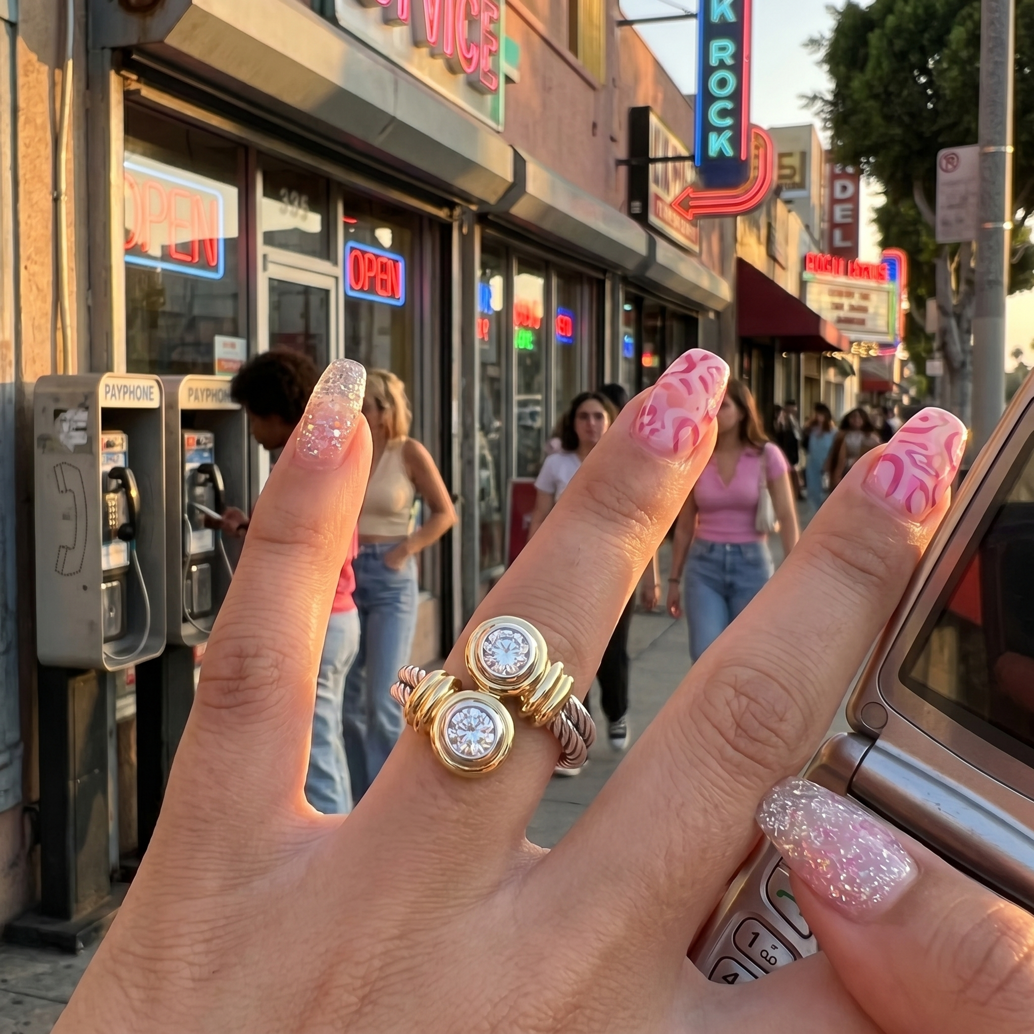Cyber Y2K Rings