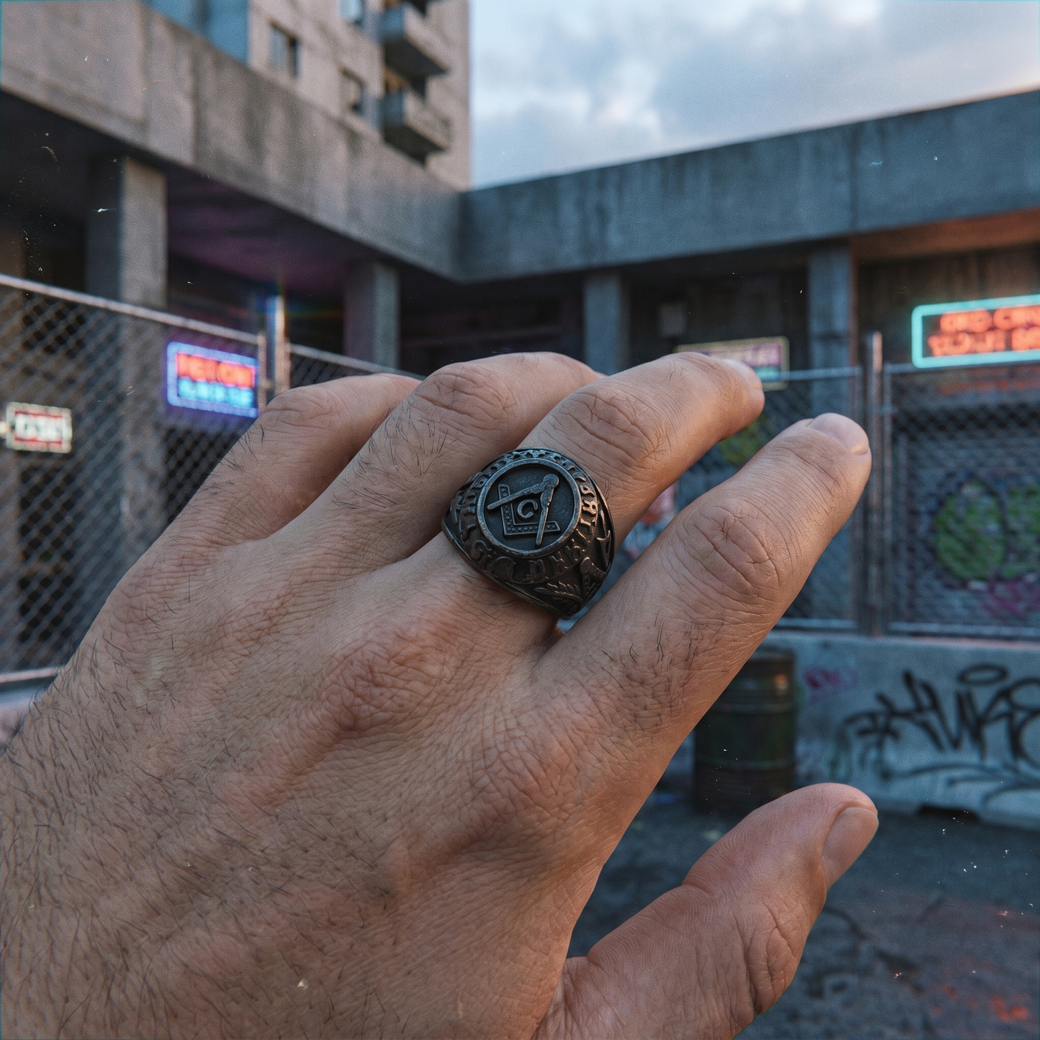 Men Stainless Steel Rings Streetwear