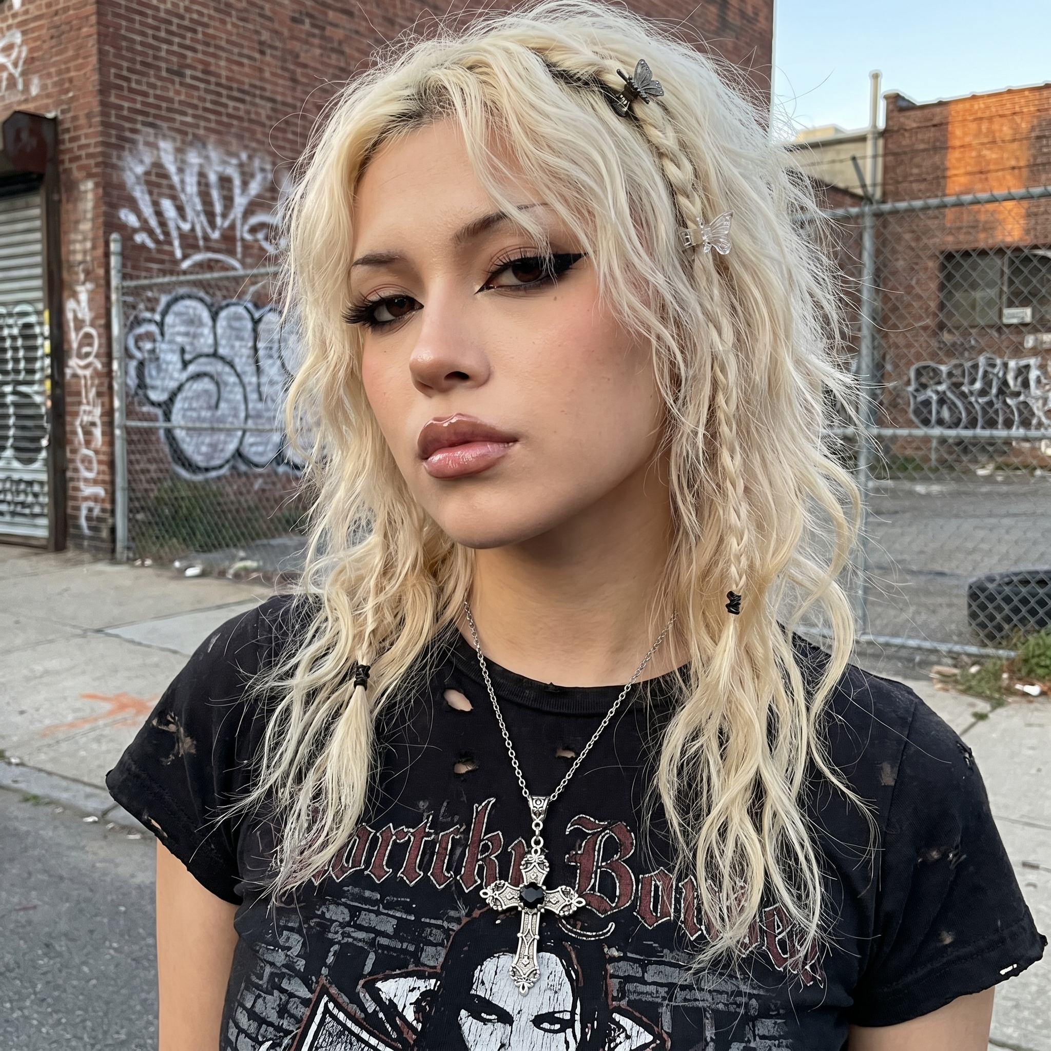 Punk Y2K Cross Necklace
