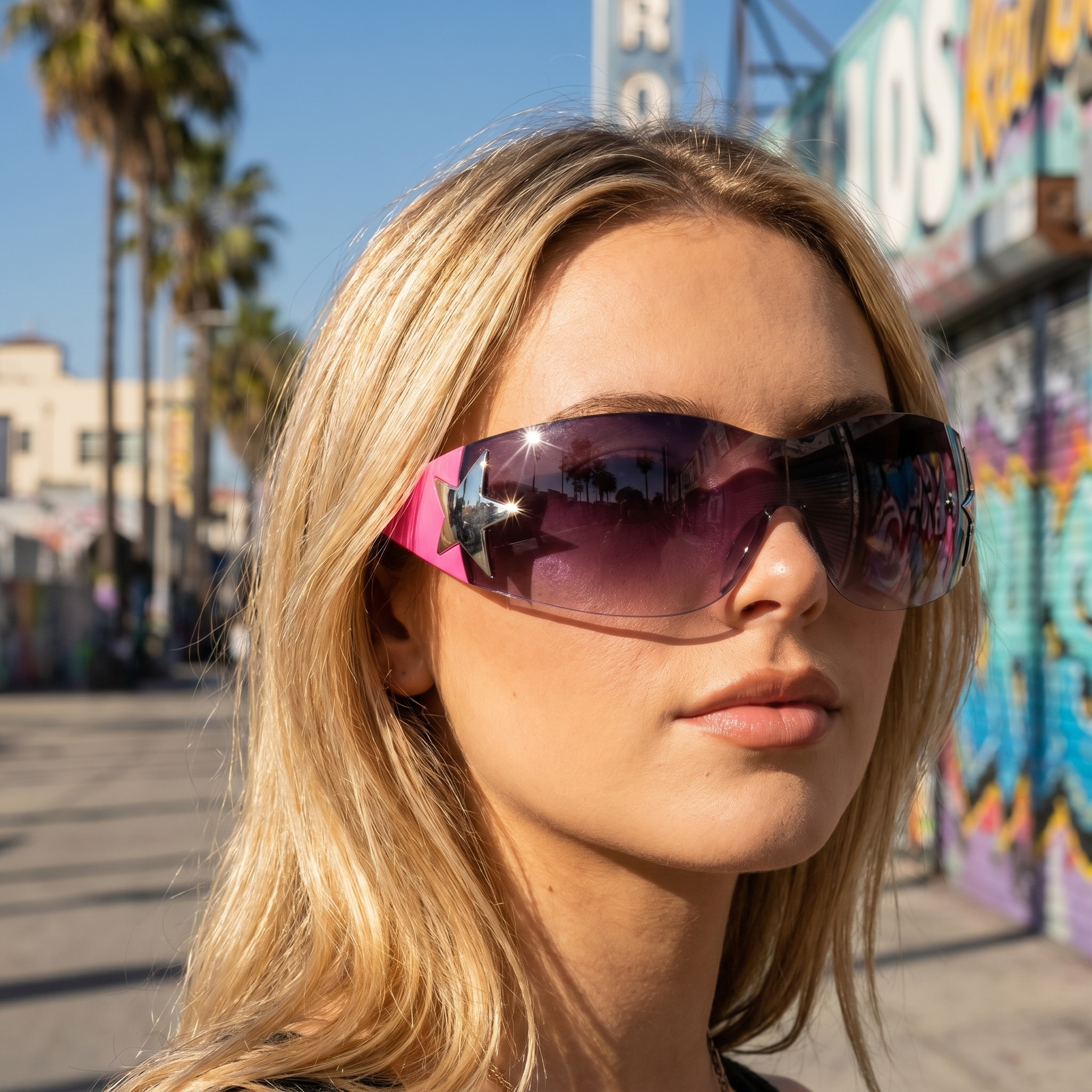 Y2K Wrap Around Sunglasses