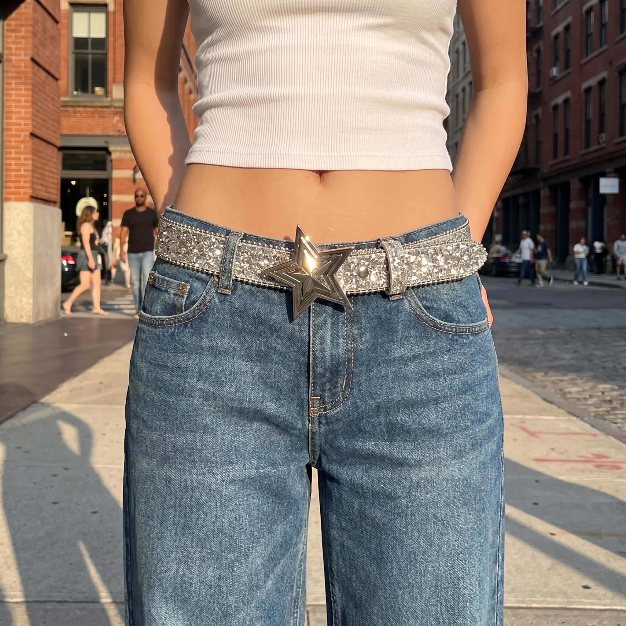 Star Buckle Y2K Belt