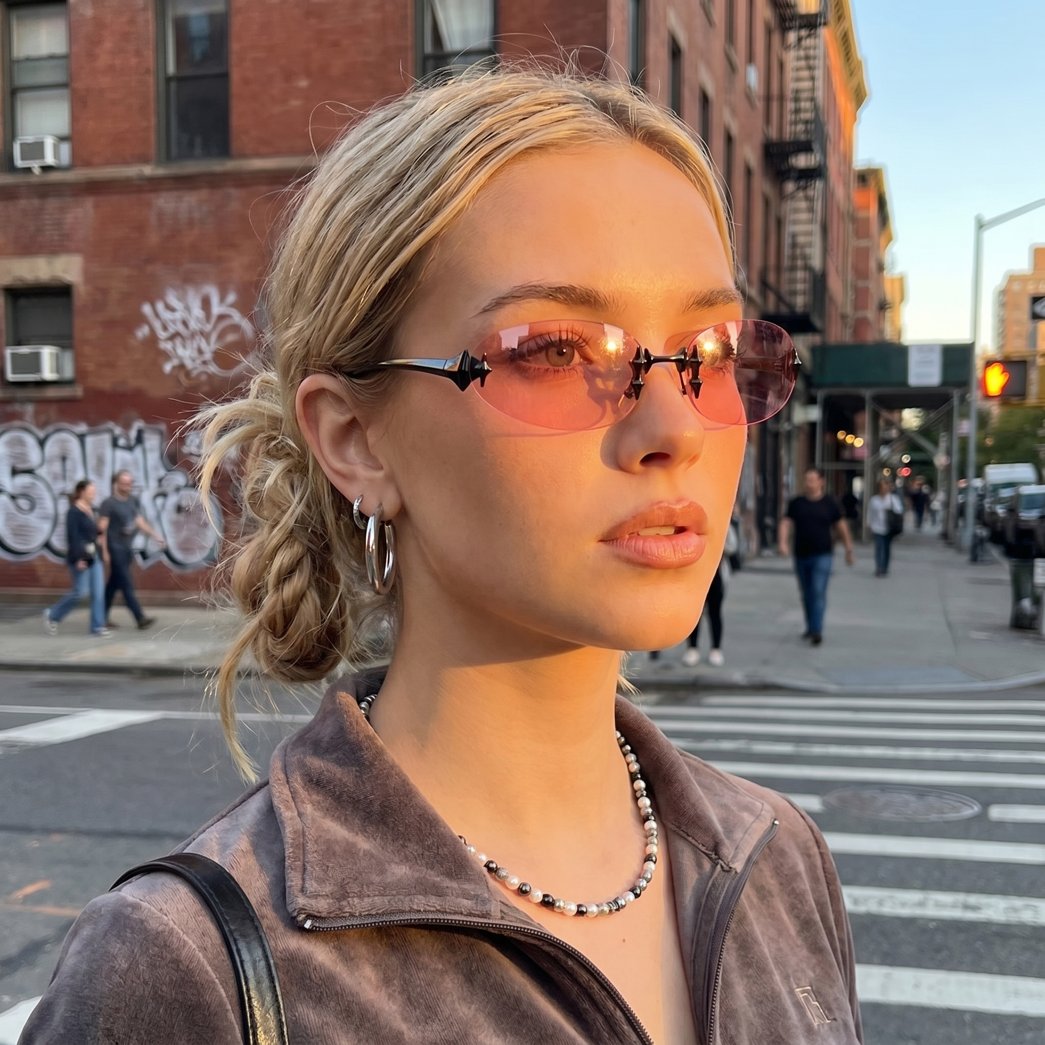 Y2K Frameless Star Sunglasses