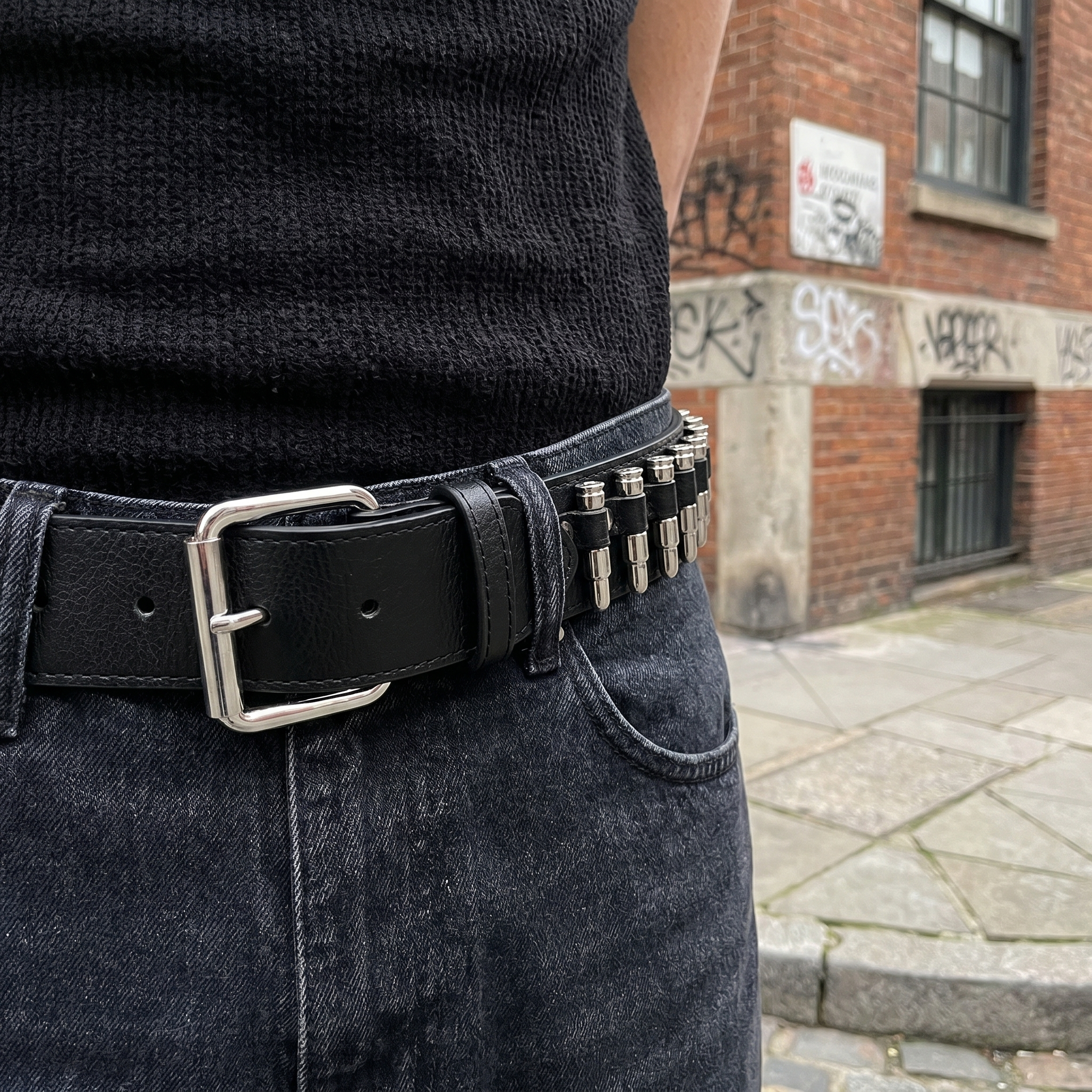 Leather Y2K Belt